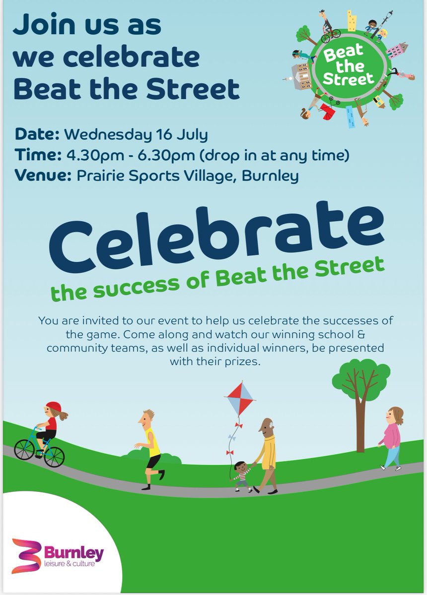 ClivigerPrimarySchool (@clivigerschool) on Twitter photo Some of our school family will be there to collect our prize next week. It was a whole school event so we would love to see you there too. <a href="/BTSBurnley/">Beat the Street Burnley</a> Some of our school family will be there to collect our prize next week. It was a whole school event so we would love to see you there too. <a href="/BTSBurnley/">Beat the Street Burnley</a>