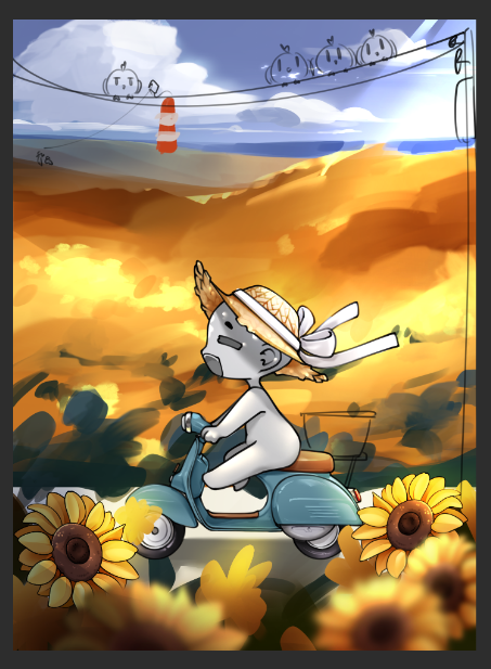 ok last summer ych in the making