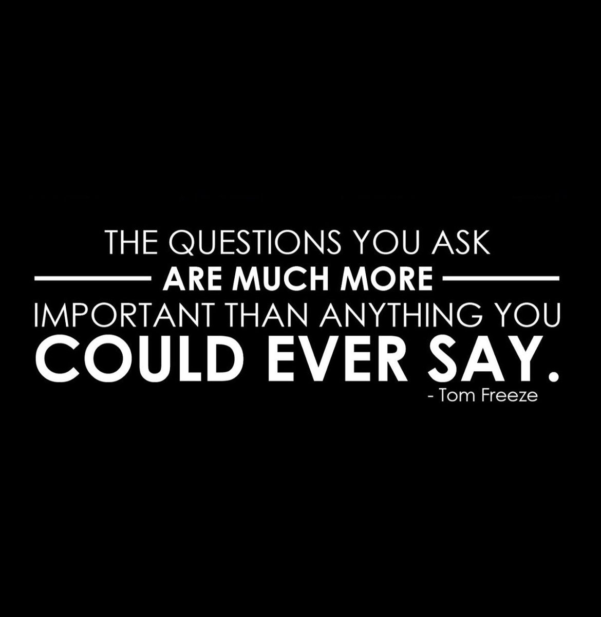 The key to selling

Is allowing your prospect the space to talk themselves into your product/service. 

It’s not giving more reasons why YOU think they should buy your product/service. 

As salespeople we can talk and drown out the best reasons to buy. 

What’s important to the