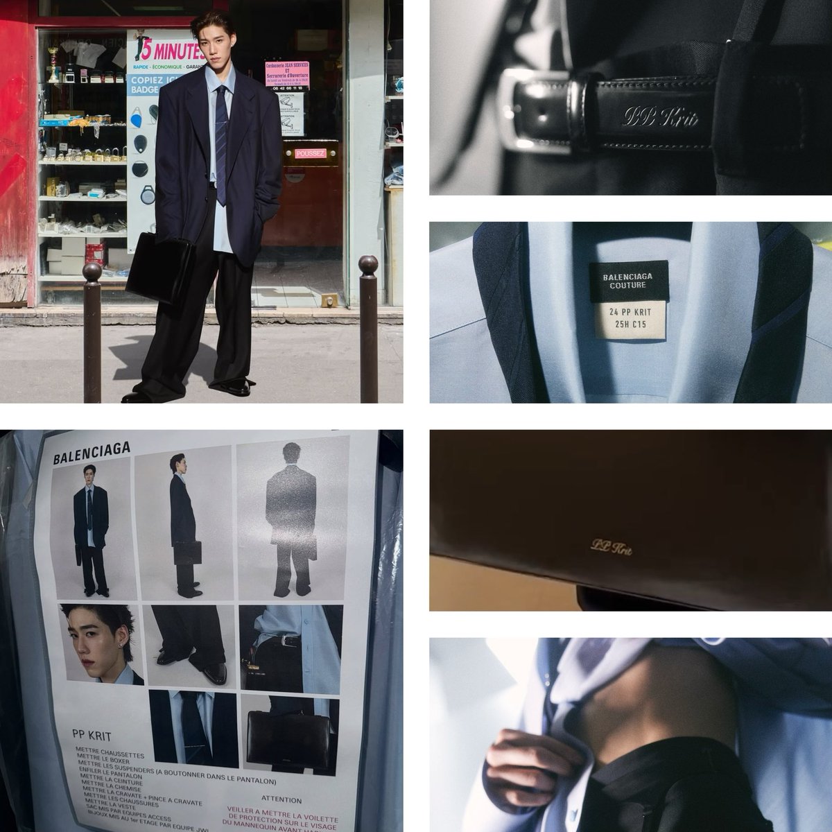 “ PP KRIT ” ของพี ของพีคนเดียวเลยนะ🥺

 เห็นแล้วจะร้อง ทั้งชุด เช็ต สูท เข็มขัด กระเป๋า ทุกอย่างถูกcustom และมีชื่อน้องสลักไว้หมดเลย ทั้งหมดนี้บนตัวพี และบนรันเวย์กูตูร์ที่พีเดิน 

GBA PP KRIT BALENCIAGA 
#Balenciaga54thCouturexPPKRIT #ppkritt