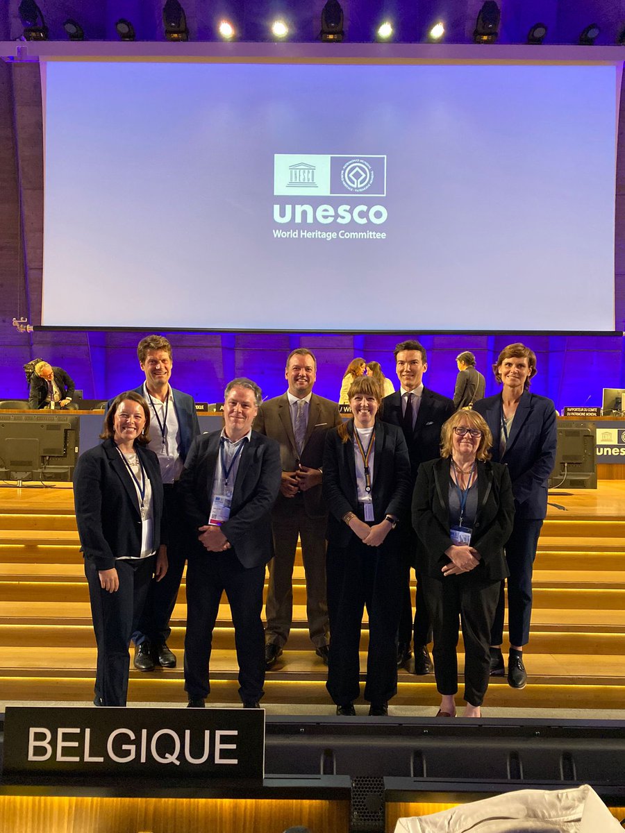 Belgian Permanent Mission to the OECD and UNESCO (@beloecdunesco) on Twitter photo This is Belgium’s final year as a member of the <a href="/UNESCO/">UNESCO 🏛️ #Education #Sciences #Culture 🇺🇳</a> World Heritage Committee. #TeamBelgium 🇧🇪 will contribute to protect heritage sites and examine new inscriptions on the World Heritage List 🌍🏛️
#WHC
Follow the sessions live here: whc.unesco.org/en/sessions/47… This is Belgium’s final year as a member of the <a href="/UNESCO/">UNESCO 🏛️ #Education #Sciences #Culture 🇺🇳</a> World Heritage Committee. #TeamBelgium 🇧🇪 will contribute to protect heritage sites and examine new inscriptions on the World Heritage List 🌍🏛️
#WHC
Follow the sessions live here: whc.unesco.org/en/sessions/47…