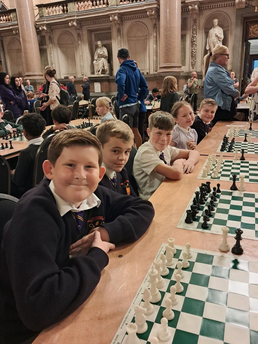 St George’s Hall chess. Good luck teams 🤞🏻