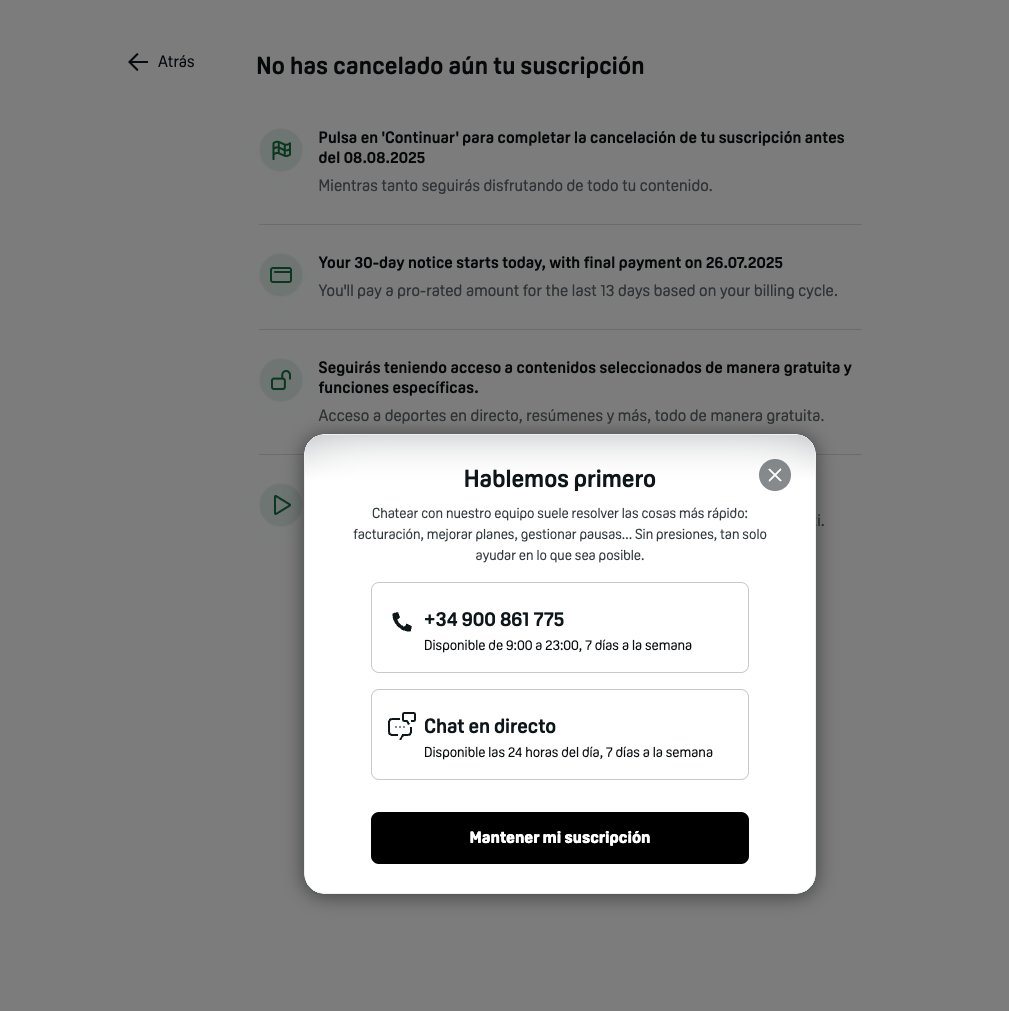 Lo que te hace pasar <a href="/DAZN_ES/">DAZN España</a> para darte de baja NO PUEDE SER LEGAL