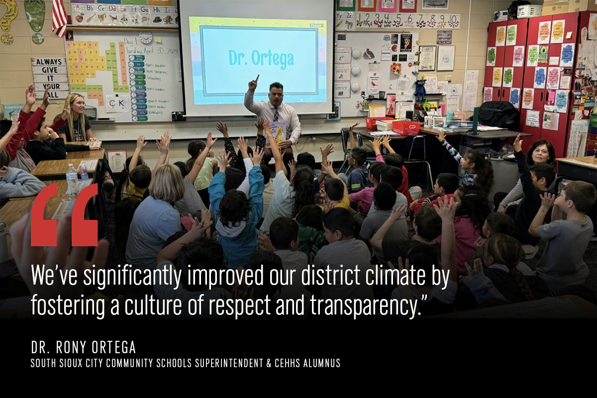 UNOCEHHS's tweet image. 👏 Through his UNO education, CEHHS alumnus Dr. Rony Ortega (MS '05 & '06, EdD '13) is reshaping what it means to lead. The South Sioux City superintendent is building trust, elevating teacher voice, and finding smart ways to optimize resources.
More ⬇️
hubs.ly/Q03wh2Vk0