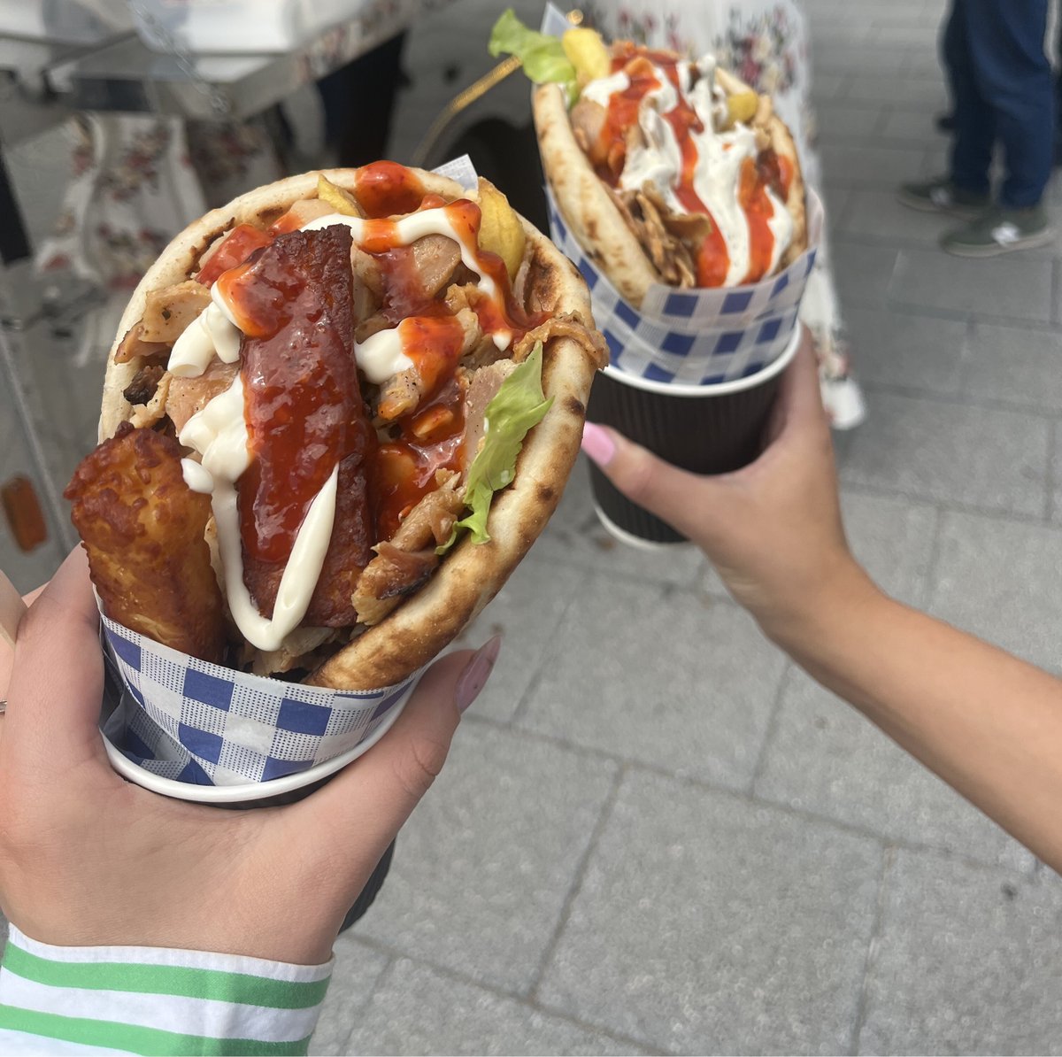 Opa! 🏛🌊 🌯

This afternoon at Origo Headquarters, we were very kindly treated to delicious Greek gyros wraps.

With some Summer games kicking off over the next two months in the office, this was the perfect treat for starting the fun!