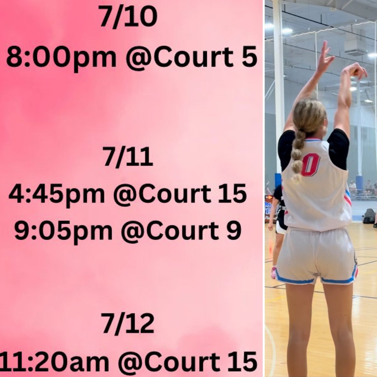 Gabby Gaydosh (@gabby_gaydosh_0) on Twitter photo Can’t wait to play this weekend with the 17u in Hamilton, Ohio. Come and watch us ball out!!
<a href="/CoachEvanBell/">Evan Bell</a> <a href="/CoachColeCC/">Coach Cole</a> <a href="/pgh_Danyle/">PrepGirlsHoopsDanyle</a> <a href="/CoachEmilyPGH/">Emily Somerville</a> <a href="/LBInsider/">Jason Wilkins (Wilkins Report)</a> <a href="/HankampScott/">Scott Hankamp</a> <a href="/Mystics517/">Michigan Mystics - Jackson</a> <a href="/MImystics/">Michigan Mystics</a> <a href="/wadesworld32/">Coach Keith Wade</a> <a href="/PGHMichigan/">Prep Girls Hoops Michigan</a> <a href="/TheMRR7/">The Midwest Recruiting Resource</a> Can’t wait to play this weekend with the 17u in Hamilton, Ohio. Come and watch us ball out!!
<a href="/CoachEvanBell/">Evan Bell</a> <a href="/CoachColeCC/">Coach Cole</a> <a href="/pgh_Danyle/">PrepGirlsHoopsDanyle</a> <a href="/CoachEmilyPGH/">Emily Somerville</a> <a href="/LBInsider/">Jason Wilkins (Wilkins Report)</a> <a href="/HankampScott/">Scott Hankamp</a> <a href="/Mystics517/">Michigan Mystics - Jackson</a> <a href="/MImystics/">Michigan Mystics</a> <a href="/wadesworld32/">Coach Keith Wade</a> <a href="/PGHMichigan/">Prep Girls Hoops Michigan</a> <a href="/TheMRR7/">The Midwest Recruiting Resource</a>
