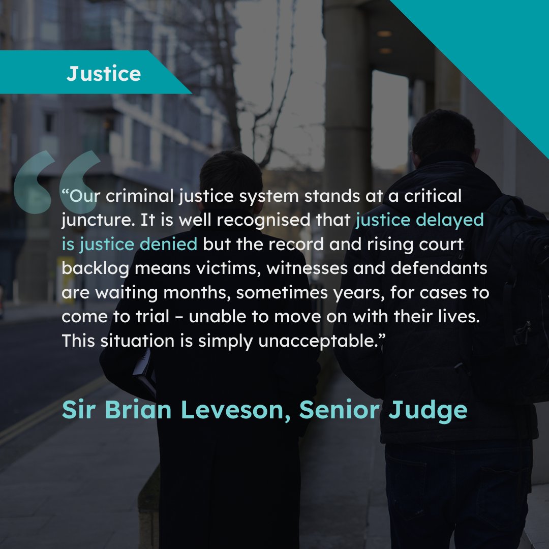 What are Sir Brian Leveson's recommendations to reduce the backlog in crown courts?

Read more⬇️