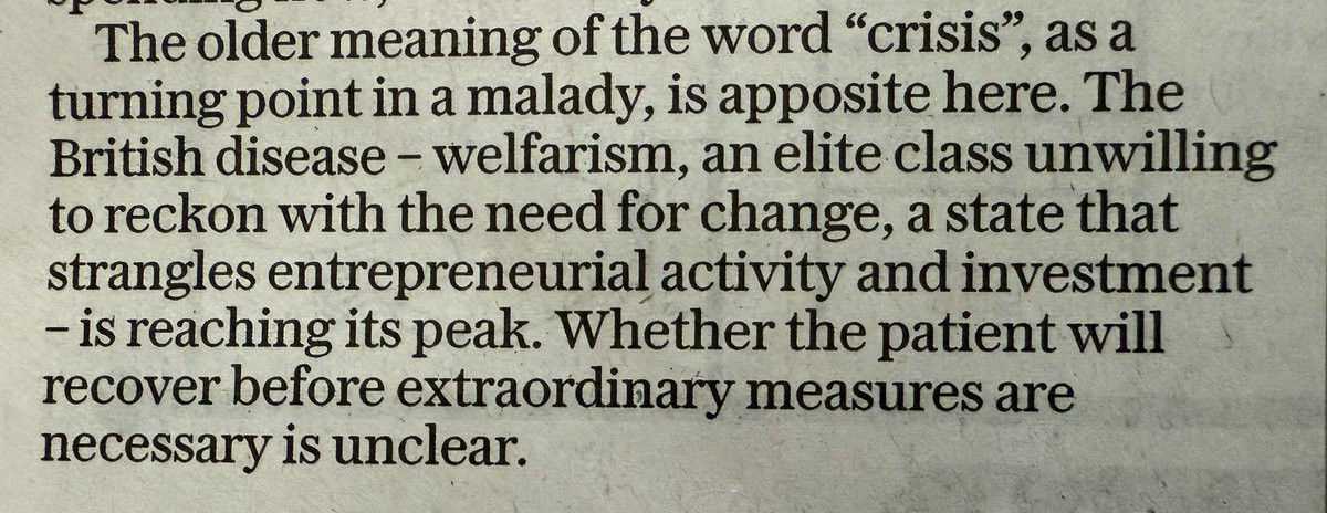 Something Changed suggests change is inevitable, and yet perhaps there is nothing new under the sun. Today’s Telegraph editorial could just as easily have appeared in the mid-late 70s. Perhaps there will be another two gunslingers along soon to make 2026 a mirror of 1981
