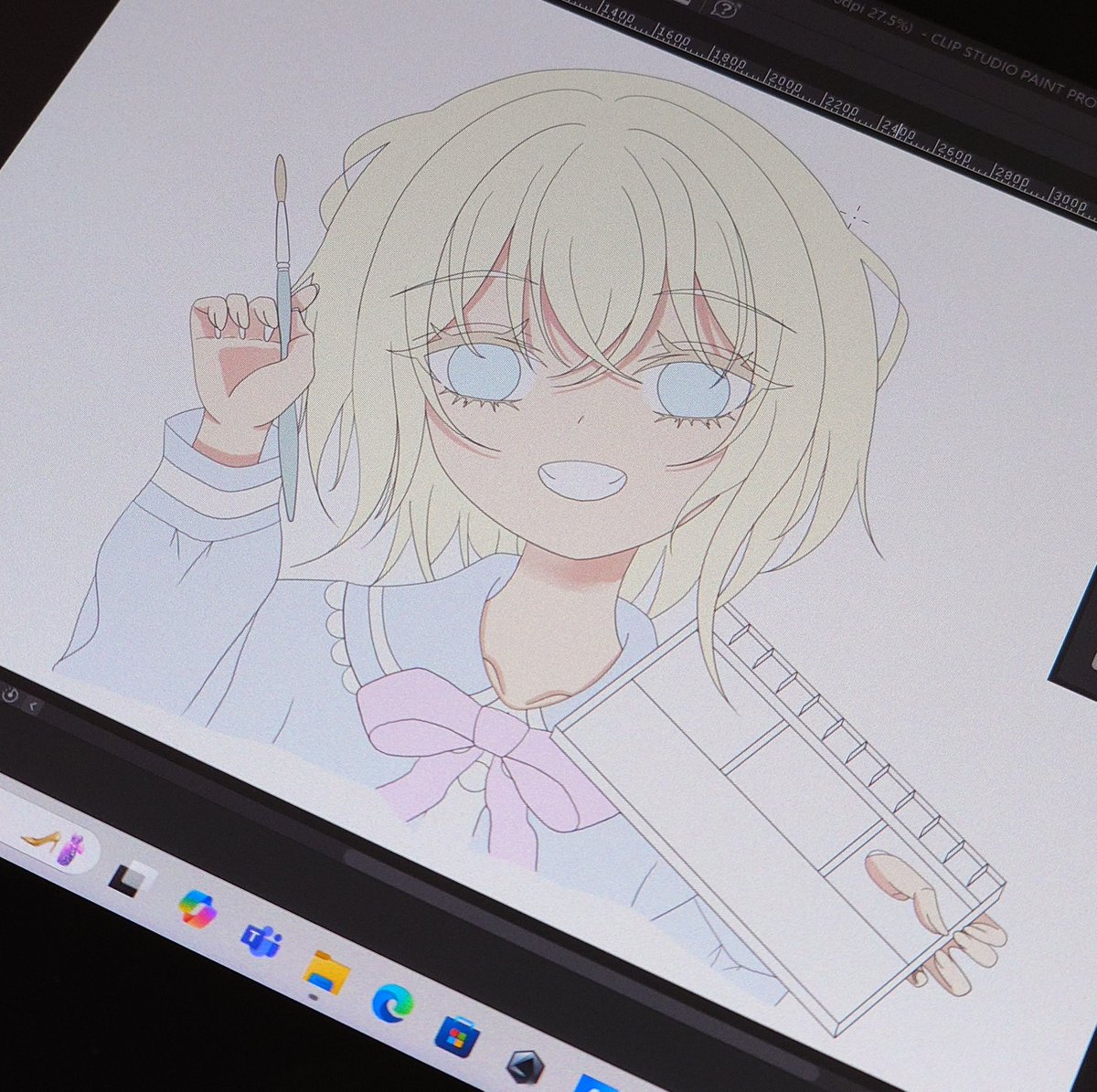 k_tsu_815's tweet image. 配色はこんな感じにしようかしら
#WIP