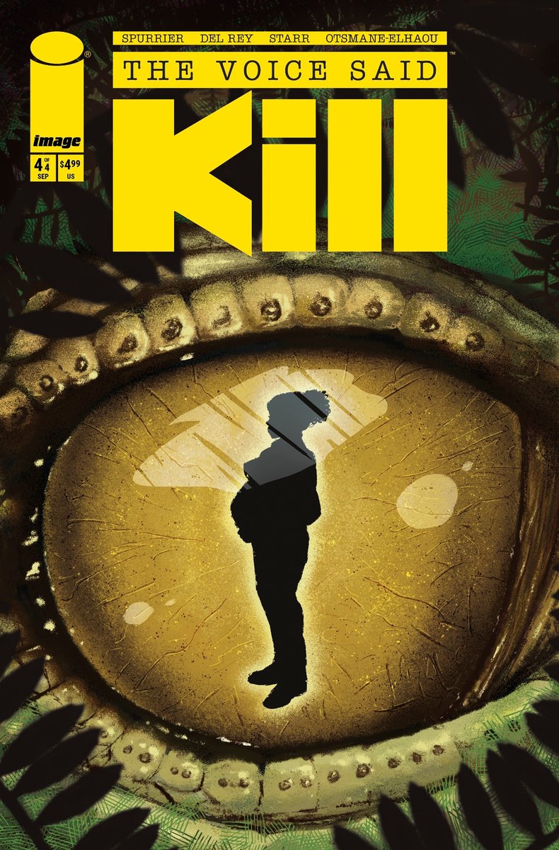 sispurrier's tweet image. Want to take a moment to share this slice of beauty. The B-cover for THE VOICE SAID KILL issue 4, by the absurdly talented Emma Price. Not only a cracking designer - see logos & cover treatments for most of my c/o work - but a top tier cover artist. #comics #ImageComics