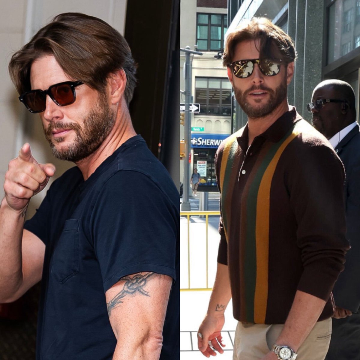 It’s been 24 hours… and I’m still not over these photos and the fact that he not only changed his clothes. But also his sunglasses 😂