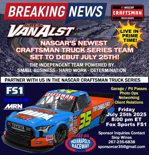 WinesGroup's tweet photo. @FamilyExpress Check this out - Let's promote your stores live on FOX Sports at @raceirp Friday July 25th. Your logo on the truck, your people at the track. Incredible exposure, photo ops, networking. Pick a spot and lets do this. https://t.co/3lPqLs26yN