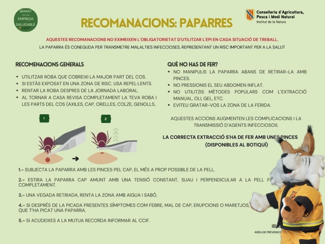 LincedelaPRL's tweet photo. 🔥Los que trabajamos en el campo...
¿Has oído hablar de la Enfermedad de Lyme?
Es una infección causada por una bacteria que se transmite a través de la picadura de garrapatas infectadas.  Sigue las recomendaciones del #lincedelaprl
#EnfermedadDeLyme #Garrapatas https://t.co/0Corbx6B1s