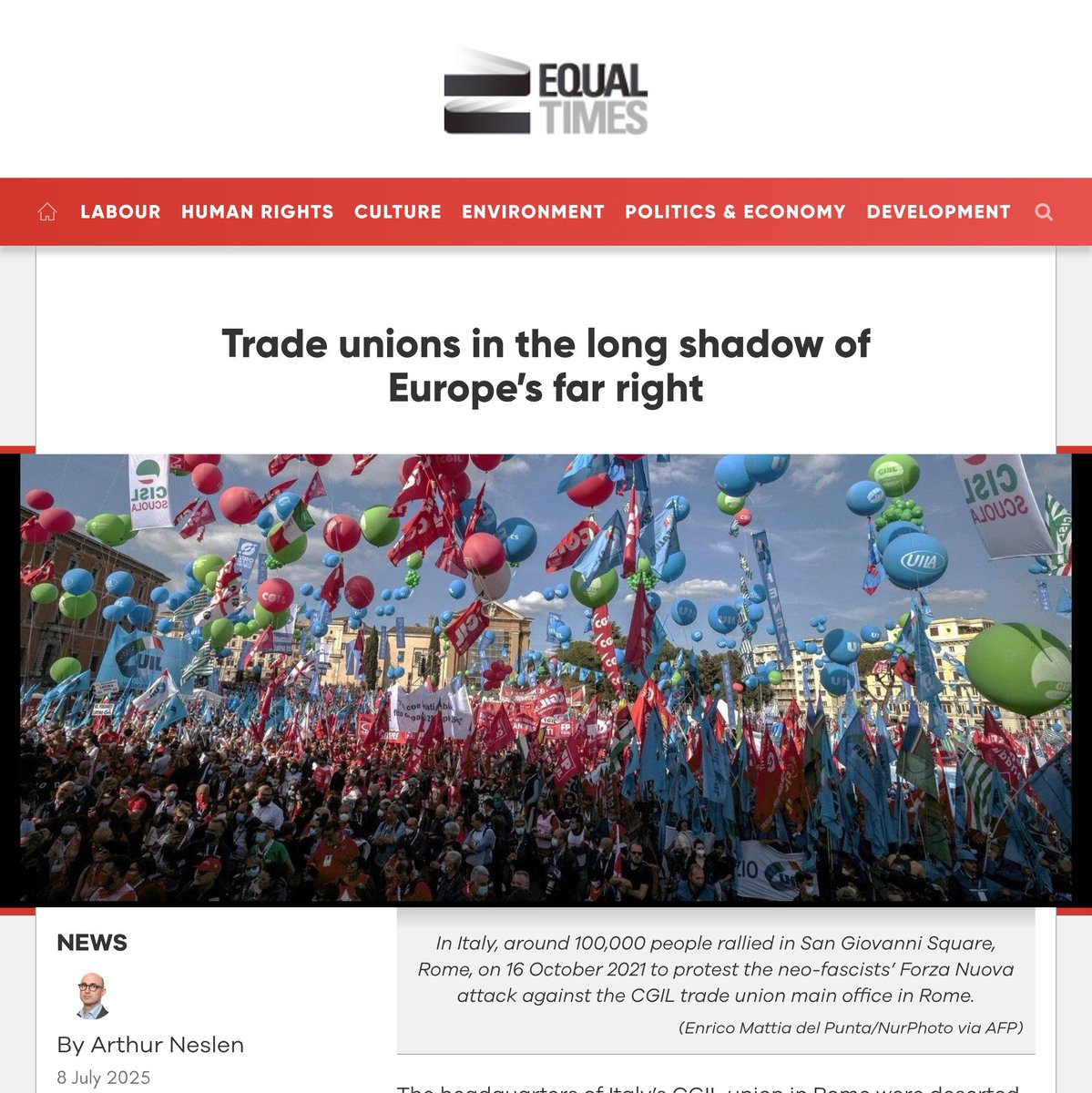gscheiring's tweet image. I was happy to contribute to this analysis on the radical right&apos;s impact on labor. A critical topic that gets neglected way too often. 

Far-right governments across Europe are increasingly attacking trade unions, eroding labour rights, and scapegoating the vulnerable, all while…