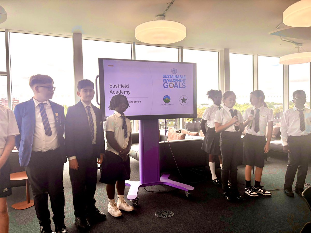 Eastfield Academy (@eastfield_acad) on Twitter photo Members of the Eco Team and School Council sharing Eastfield’s achievements with our Sustainability Development Goals of ‘Life on Land’ and ‘Zero Hunger with other local schools’
<a href="/UONSchools/">Schools Engagement Team</a>
<a href="/DRETnews/">David Ross Education Trust</a>
<a href="/WestNorthants/">West Northamptonshire Council</a> Members of the Eco Team and School Council sharing Eastfield’s achievements with our Sustainability Development Goals of ‘Life on Land’ and ‘Zero Hunger with other local schools’
<a href="/UONSchools/">Schools Engagement Team</a>
<a href="/DRETnews/">David Ross Education Trust</a>
<a href="/WestNorthants/">West Northamptonshire Council</a>