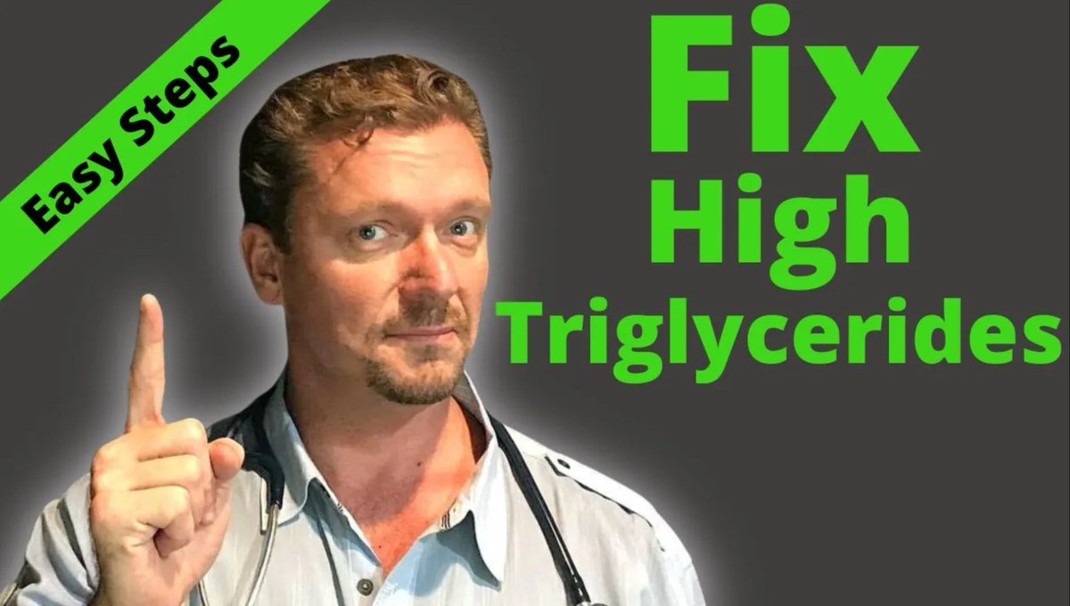 KenDBerryMD's tweet image. High Triglycerides are not a mystery, and
you can fix yours with simple steps...
Watch: youtu.be/6BDf6jZ_1w4