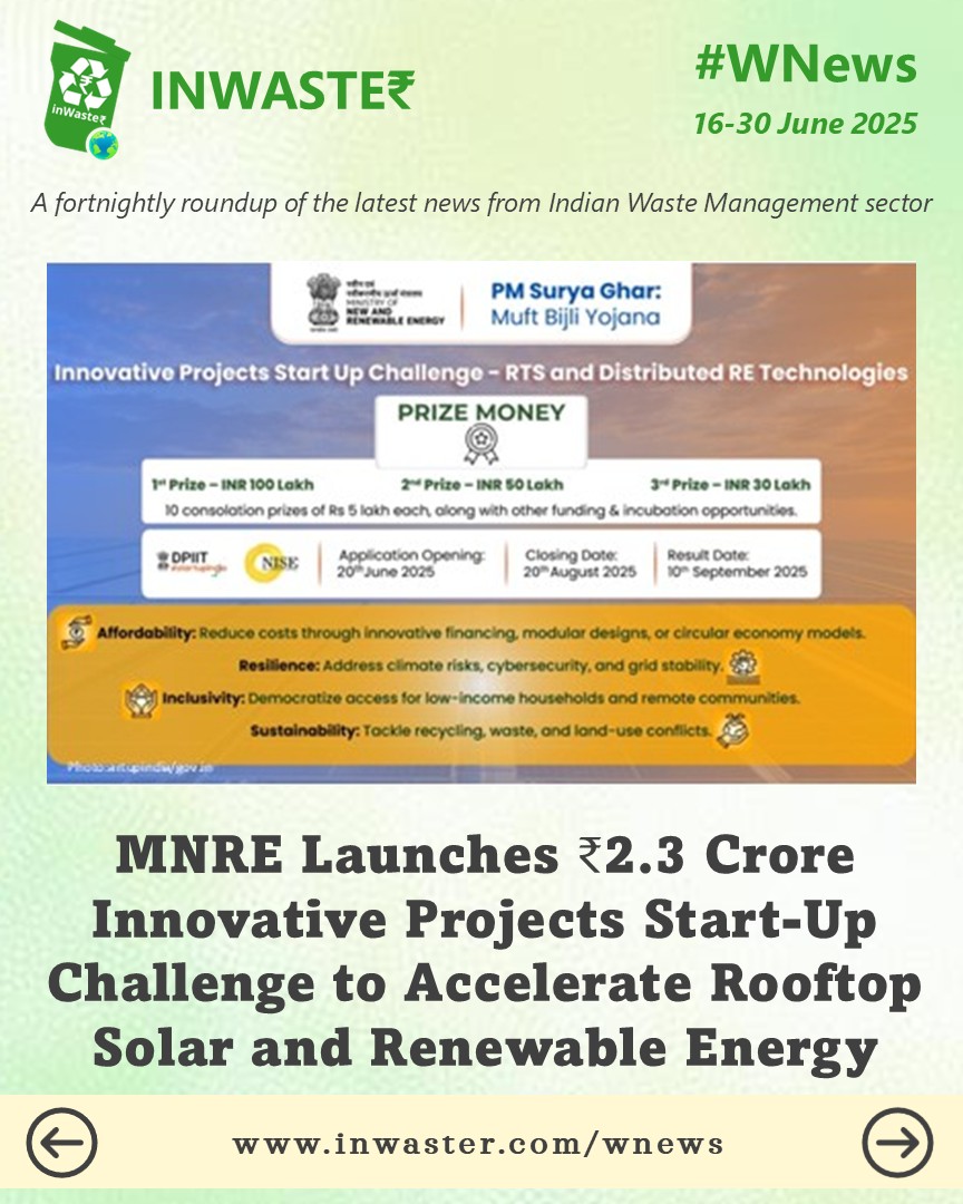 InWasterCo's tweet photo. ♻️ 𝗪𝗔𝗦𝗧𝗘 𝗡𝗢𝗧, 𝗥𝗘𝗔𝗗 𝗟𝗢𝗧𝗦! 📰
The latest edition of #𝗪𝗡𝗲𝘄𝘀 𝗯𝘆 𝗜𝗻𝘄𝗮𝘀𝘁𝗲𝗿 is here—your one-stop roundup of India’s most impactful waste management stories!
🗞️ Dive into full summaries here:https://t.co/4kHS4cGvx3
Stay tuned every two weeks for more!
2/2 https://t.co/Awea2K2Dq0
