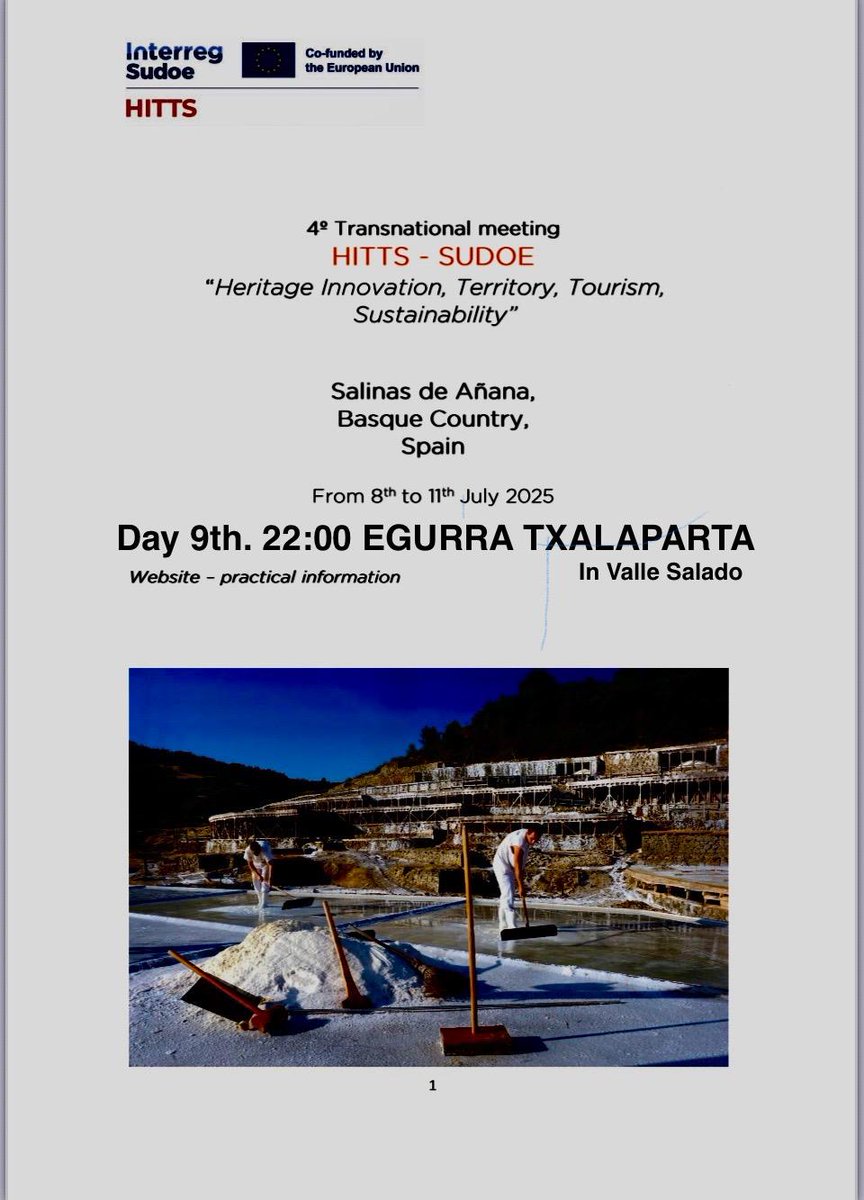 egurraTX's tweet photo. hoy nos "sumergiremos" en las aguas de las salinas, empapandonos de un arte milenario como es la obtencion de la sal en #salinasdeañana #txalaparta #salada https://t.co/GI05sSR3nr