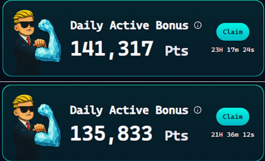 Still on the grind!!! 💯💯

One wallet is in “Jeet Jail and Unstaking EVERYTHING…the other is set to HODL for 3-6 months 💪💪💪

-Virgen