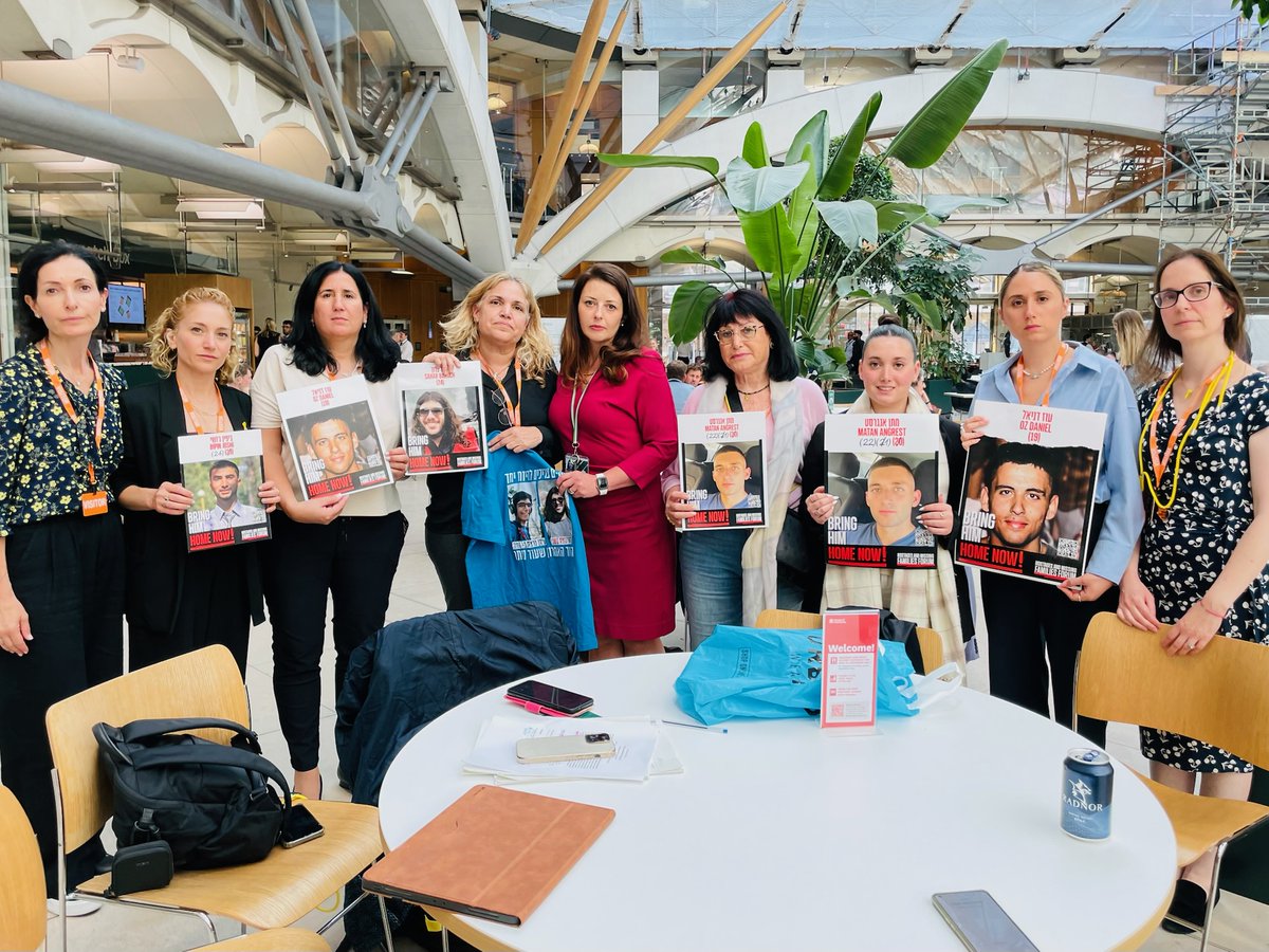 joymorrissey's tweet image. Meeting with the mothers of those still held hostage in Gaza by Hamas was profoundly heartbreaking. Their strength in the face of unimaginable pain is something I will never forget.
No campaigns, no Glastonbury crowd demanding their release, nothing. Silence. The only sound is…