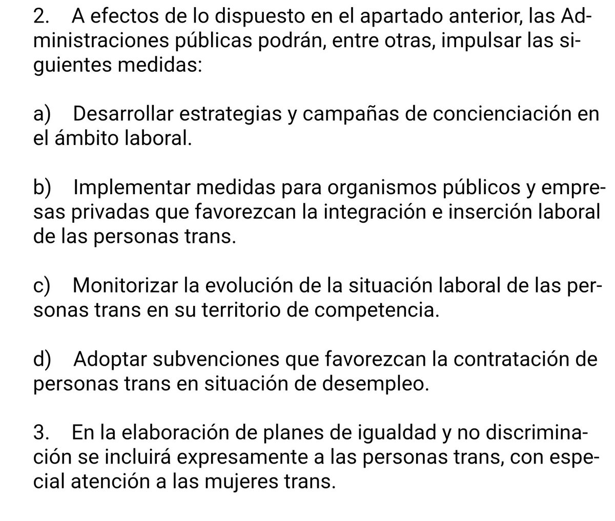 Sra. <a href="/Yolanda_Diaz_/">Yolanda Díaz</a> ministra de <a href="/empleogob/">Ministerio Trabajo y Economía Social</a> las personas trans sufrimos un "apartheid" laboral, es hora de que implemente las políticas activas de empleo para personas trans 👇