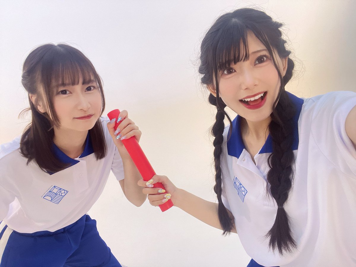 #学マス大運動会 パンフレット撮影は岩ちゃんと一緒でした️🩵

色々な競技に挑戦しましたよ‼️楽しかった〜😆✨️✨️