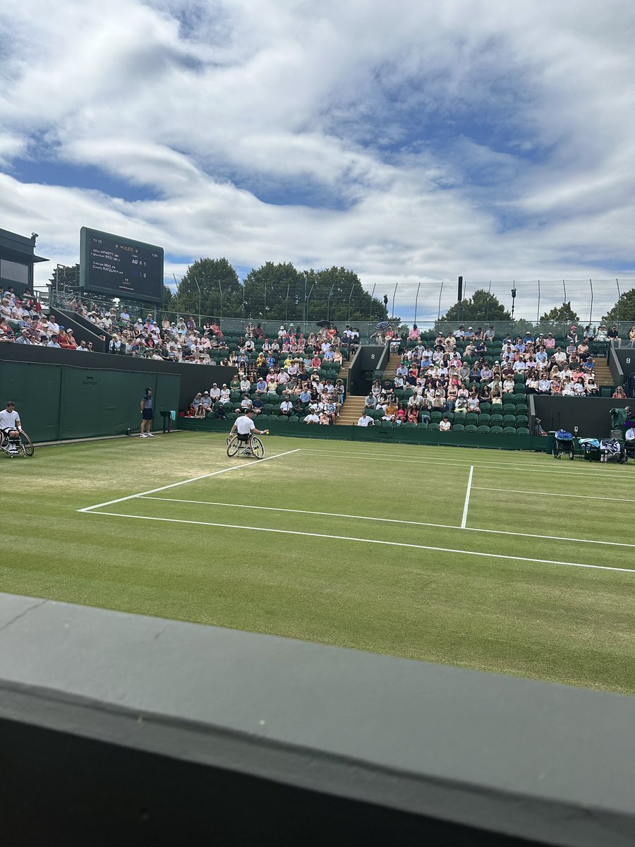 Cindyhed's tweet photo. Great start to Wimbledon seeing the Brits win 👏👏👏 https://t.co/k3R9sW5emI