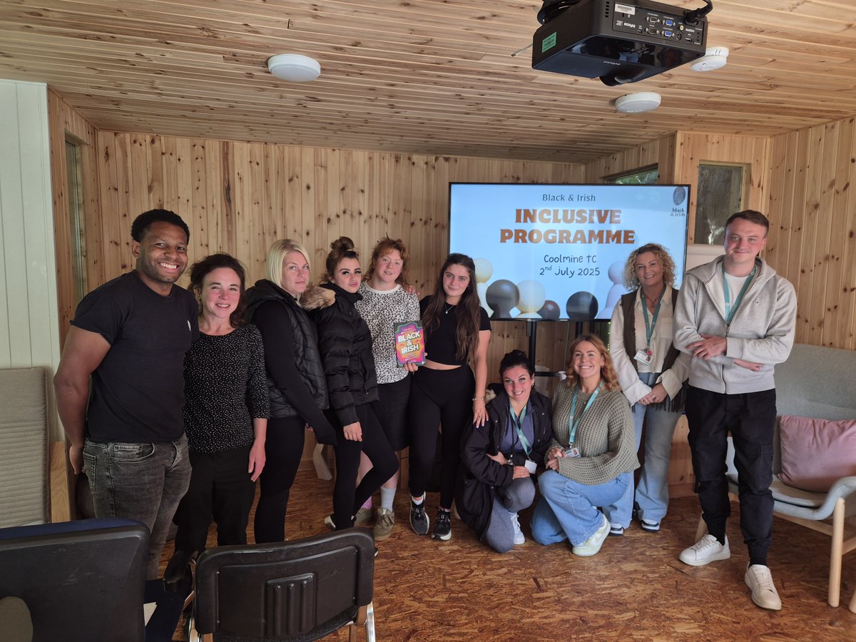 CoolmineTC's tweet image. Last Wednesday, we were delighted to welcome Pierre Yimbog from Black and Irish to Ashleigh House for a powerful and engaging workshop on diversity and inclusion.
#DiversityAndInclusion #Coolmine #AshleighHouse #BlackAndIrish #StrongerTogether #AddictionRecovery