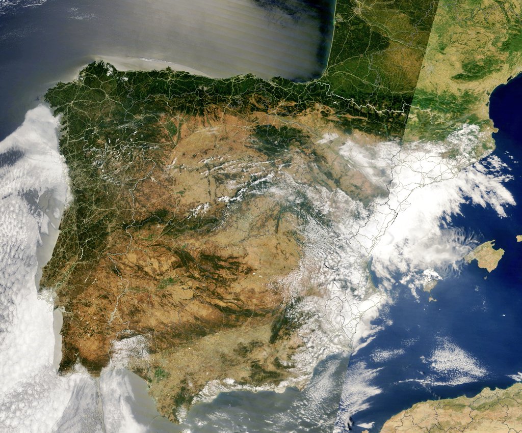 Curiosamente hoy la costa más soleada de la península está siendo la del Cantábrico ☀️
Poco habitual en verano.