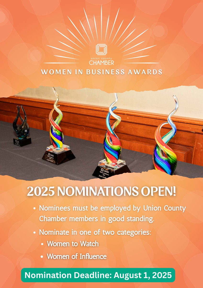 The 2025 Women in Business Awards celebrate women who are shaping our community through excellence in leadership, service, and professional impact. 
Nominate a deserving woman  by August 1, 2025. 

Submit your nomination here: bit.ly/wibawards25.