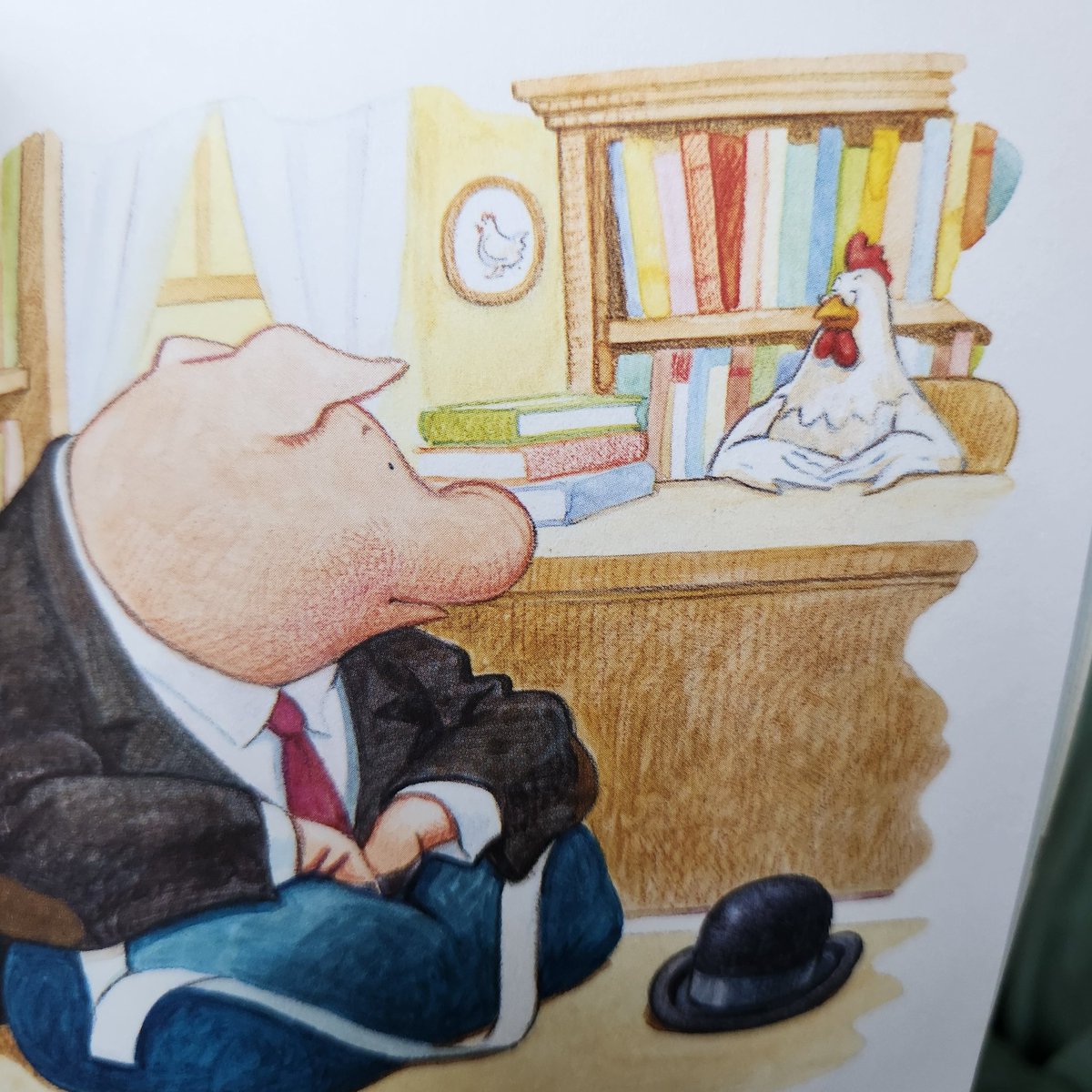 zacsmithtweeto's tweet image. what i like about kids books starring anthropomorphized animals is that they almost always feature completely insane and grim social dynamics