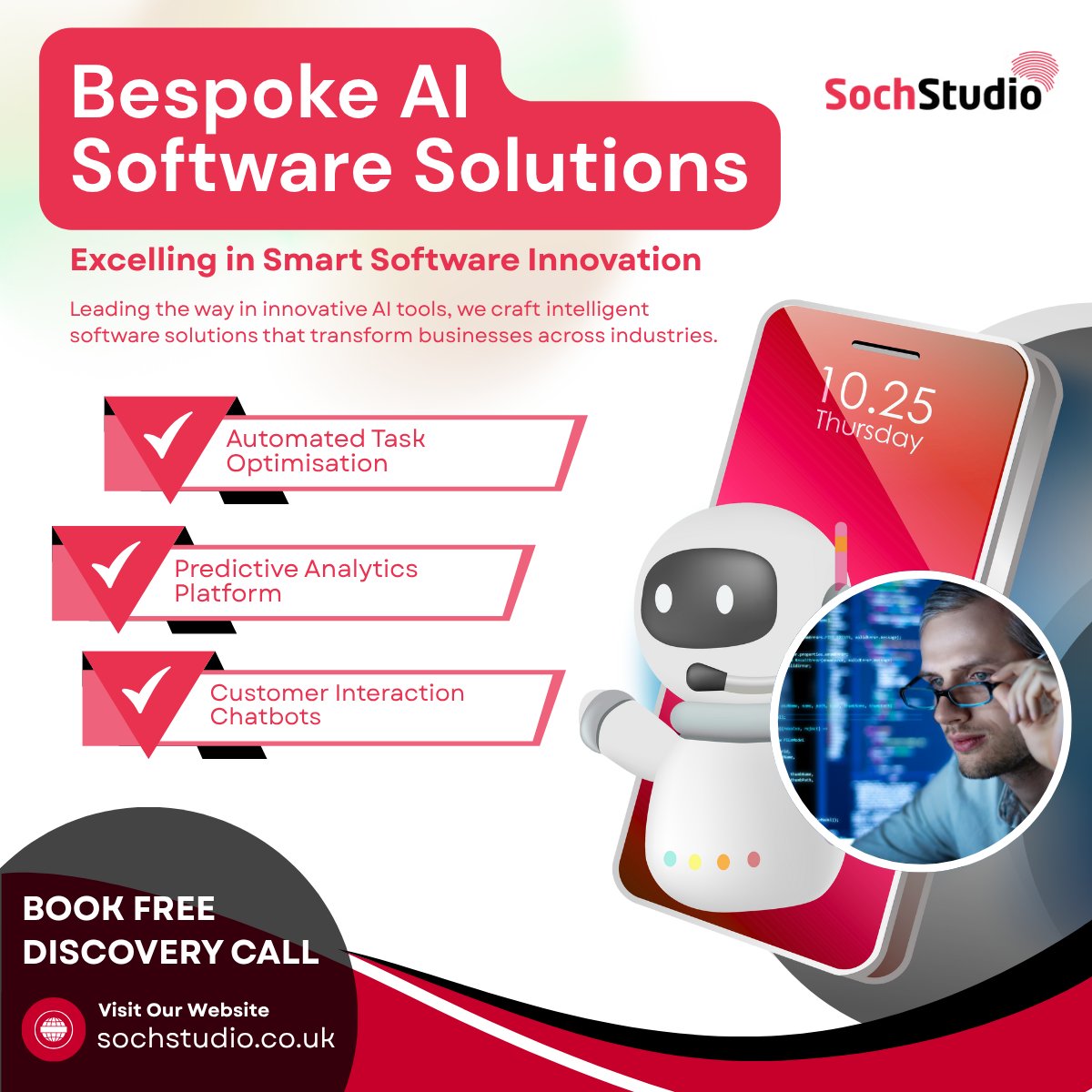 latestbizoffers's tweet image. Bespoke AI Software Solutions in Manchester 
By Soch Studio

Link: latestbusinessoffers.com/post/bespoke-a…

#AIsoftware #SmartSoftware #IntelligentAutomation #CustomSoftwareDevelopment #AIInnovation #BusinessTransformation #FutureOfWork #AIDriven #SoftwareSolutions #TechForBusiness