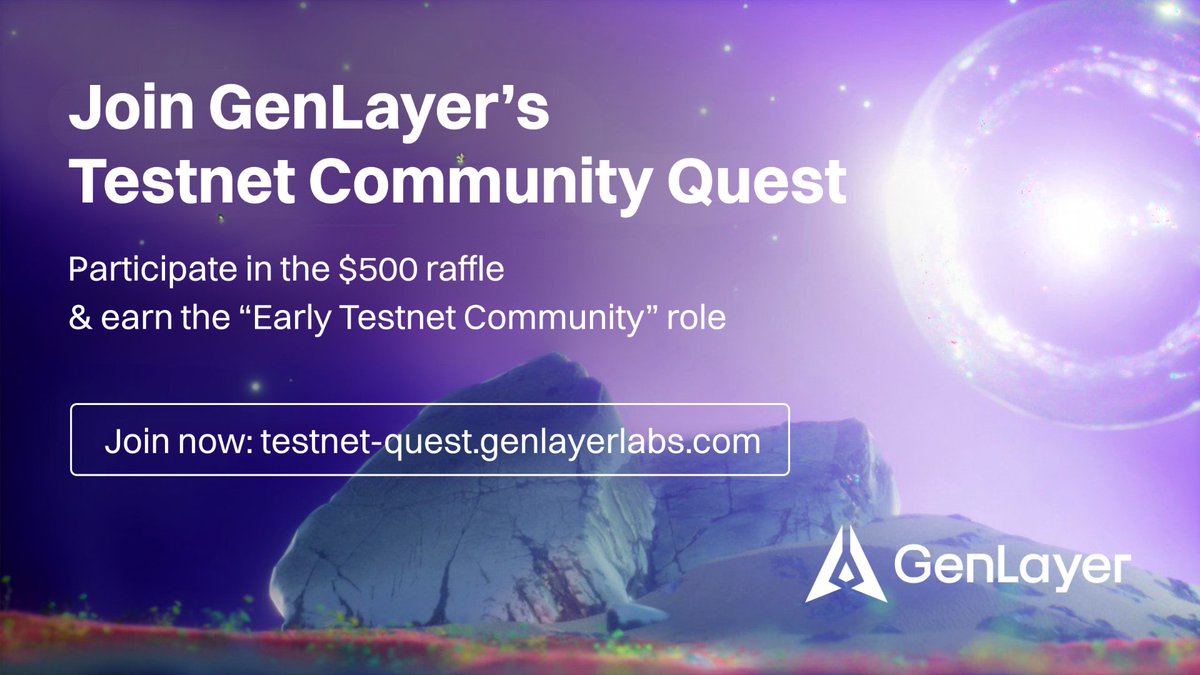 join and participate now in <a href="/GenLayer/">GenLayer 🧠</a> 
testnet-quest.genlayerlabs.com