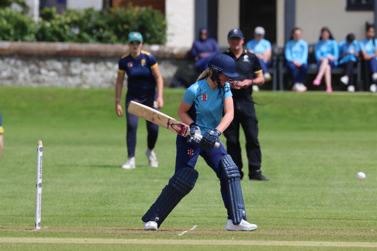 The Western Warriors fell just short with 93/8 (20) in today’s <a href="/CricketScotland/">Cricket Scotland</a> Girls U18 Regional Championship against the Caledonian Highlanders. Outstanding bowling from A Bell with 5 wickets for 18 runs off 4 overs! #ChooseCricket #Cricket 🏏