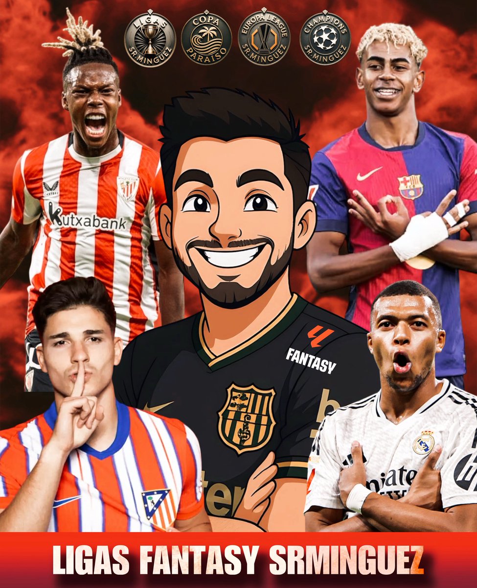 ⏰ las Ligas Fantasy #LLFSrMinguez 🏆 <a href="/LaLigaFantasy/">LALIGA Fantasy</a> tienen fecha de inicio 🤩👌

🥉 3ª División Gr. I y II ➡️ 23/7 📆 
🥉 3ª División Gr. III y IV ➡️ 24/7 📆 

🥈 2ª División Gr. I y II ➡️ 26/7 📆 

🥇 1ª División ➡️ 27/7 📆 

👀 patrocinadas por <a href="/DeporteParaiso/">Paraiso del Deporte</a> 👌