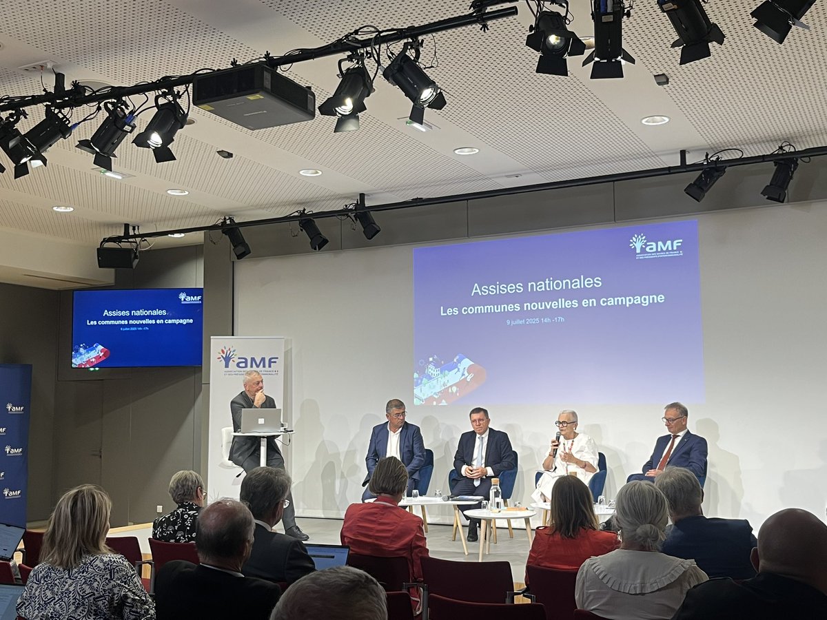 AMF | Association des maires de France (@l_amf) on Twitter photo 🔴 EN DIRECT | Lors de son intervention, <a href="/FrancoiseGatel/">Françoise GATEL</a>, ministre déléguée chargée de la Ruralité, a rappellé que
« La commune nouvelle permet d’avoir des communes fortes, vivantes, tournées vers l’avenir. C’est un bel exemple de liberté territoriale où le choix est aux mains 🔴 EN DIRECT | Lors de son intervention, <a href="/FrancoiseGatel/">Françoise GATEL</a>, ministre déléguée chargée de la Ruralité, a rappellé que
« La commune nouvelle permet d’avoir des communes fortes, vivantes, tournées vers l’avenir. C’est un bel exemple de liberté territoriale où le choix est aux mains