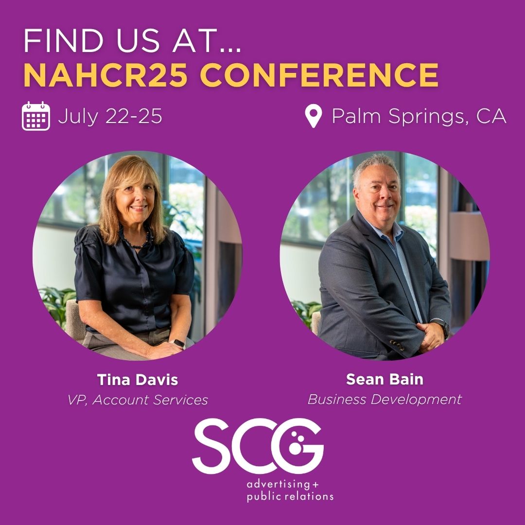 Headed to #NAHCR25? So are we! ✈️🌴 Come see SCG at booth #204. Stop by to chat all things #healthcarerecruitment, grab some swag, and enter our prize drawing! 🎉🔗 Learn more here: bit.ly/3I1vwwf #SCG #RecruitmentMarketing #HealthcareRecruitment