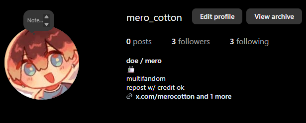 merocotton's tweet image. people i meet during cons keep asking me if i have insta so i just made one,,,