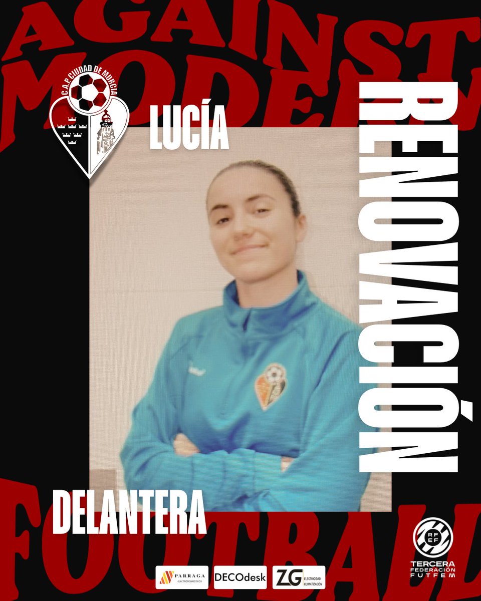 🫂 𝗥𝗘𝗡𝗢𝗩𝗔𝗖𝗜𝗢́𝗡 𝗟𝗨𝗖𝗜𝗔

👉🏼 Lucía Parra renueva con el Ciudad. La joven atacante nos seguirá haciendo disfrutar de su desborde y olfato goleador 

#SinTiNoHayCiudad
#Ciudad2526 ❤️🖤
