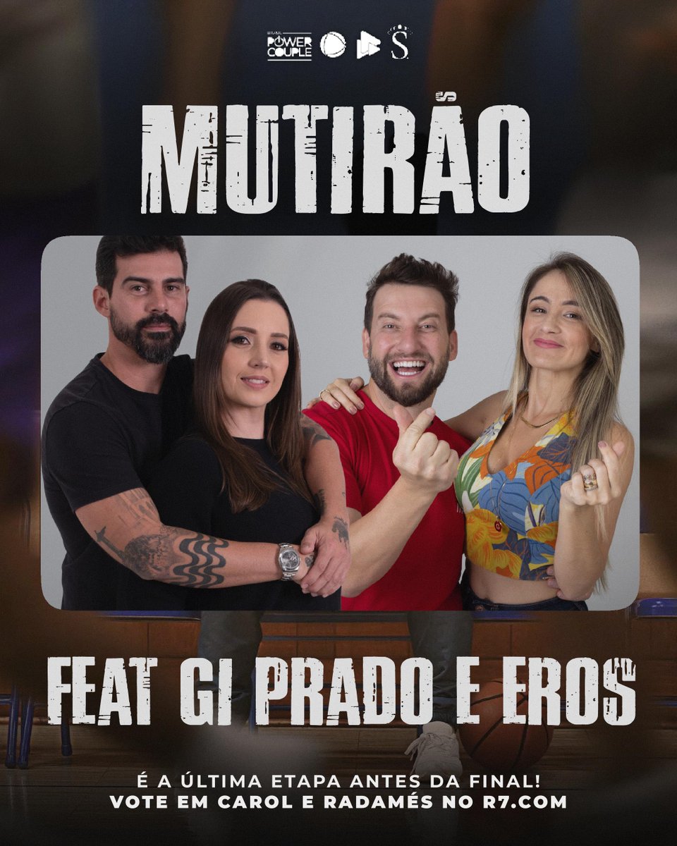 eufurlancarol's tweet photo. 🍍 MUTIRÃO FEAT @agiovannaprado e @ErosPrado  🍍

🙏🏼 O voto é para ficar: vote em Carol e Radamés 
 
🗳 A CADA 10 VOTOS COMENTEM UM EMOJI 

🕢 Encerra 16:00

🔗 https://t.co/gbC8Mgj96U

#FicaCasalFurlan #PowerCouple https://t.co/t0zqNLtYWW
