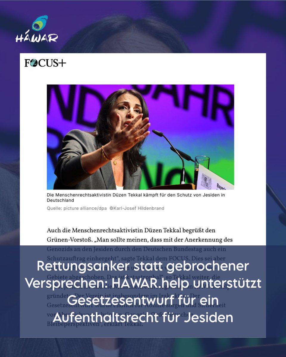 Düzen Tekkal (@duezentekkal) on Twitter photo Im Herbst 2023 forderten wir mit <a href="/HawarHelp/">HAWAR.help</a> , Max Lucks, ProAsyl, vielen weiteren Unterstützer:innen und Betroffenen selbst:#JesidenBleiben und machten uns für einen bundesweiten Abschiebestopp für die vulnerable Gruppe der von Genozid betroffenen Jesiden stark. Nun bringt die Im Herbst 2023 forderten wir mit <a href="/HawarHelp/">HAWAR.help</a> , Max Lucks, ProAsyl, vielen weiteren Unterstützer:innen und Betroffenen selbst:#JesidenBleiben und machten uns für einen bundesweiten Abschiebestopp für die vulnerable Gruppe der von Genozid betroffenen Jesiden stark. Nun bringt die