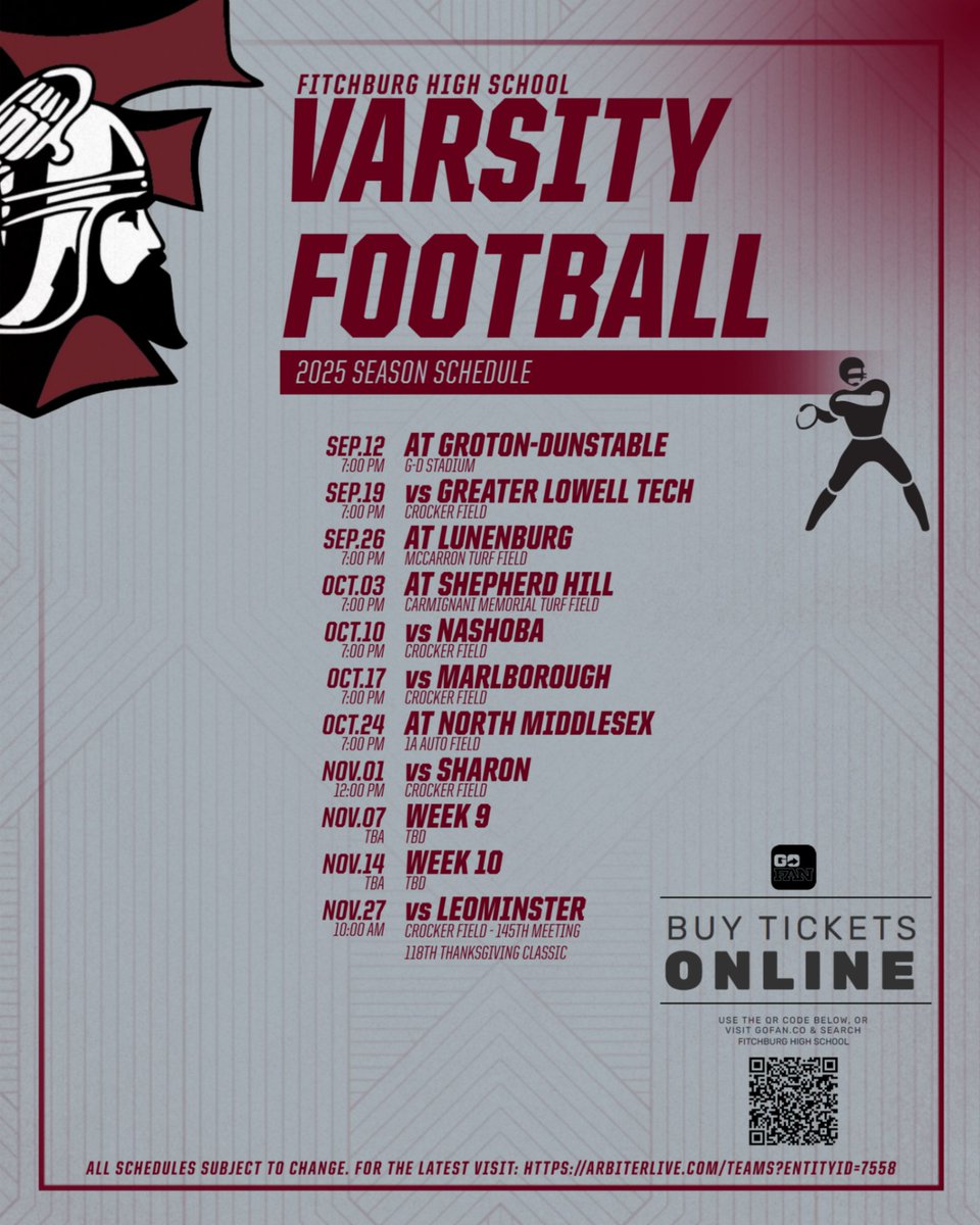 Countdown to Kickoff for Season 131...September 12, 2025. Be a part of the excitement! #AllHailtoTheRedandGray #SeeYouInTheStands