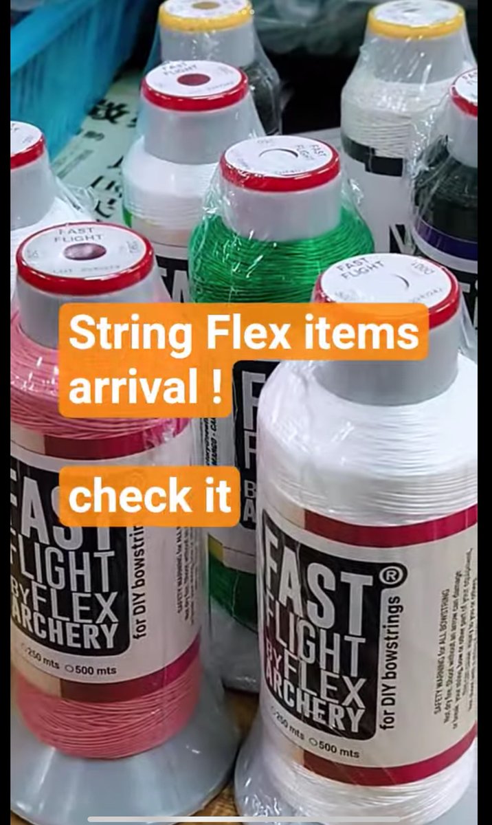 【String FLEXから大量に入荷しました！】 fivicsjp.sakura.ne.jp/news/stringfle… 
 
#FLEXarchery から大量に製品が入荷しました！
#アロープラーなど試合には必須アイテムも。
この機会にどうぞ！！