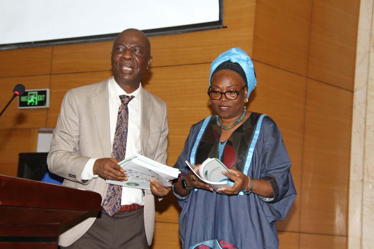alf_NGR's tweet photo. @alf_NGR's Executive Director,Dr Olumide Ajayi (@DrOlumi) launches the 2025 SDI Report "Increasing Traction for Gender Equality in Africa" @ the #7thGIMACRECs Meeting in Malabo! 

Assessing progress towards #GenderEquality &amp; women's empowerment in Africa! 

#7GIMACRECs https://t.co/vtwcSnMxg9