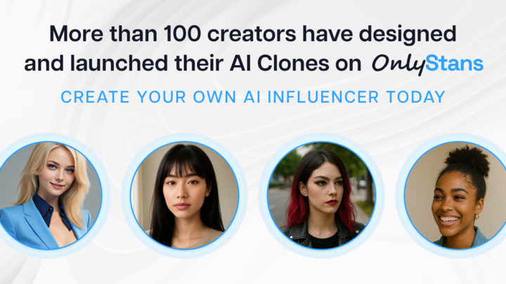 🥳  Hundreds of AI influencers have been generated on OnlyStans!

More than 100 power-creators are using the studio to draft, design, and schedule posts, across platforms, with ease.