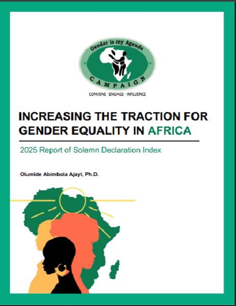 alf_NGR's tweet photo. @alf_NGR's Executive Director,Dr Olumide Ajayi (@DrOlumi) launches the 2025 SDI Report "Increasing Traction for Gender Equality in Africa" @ the #7thGIMACRECs Meeting in Malabo! 

Assessing progress towards #GenderEquality &amp; women's empowerment in Africa! 

#7GIMACRECs https://t.co/vtwcSnMxg9