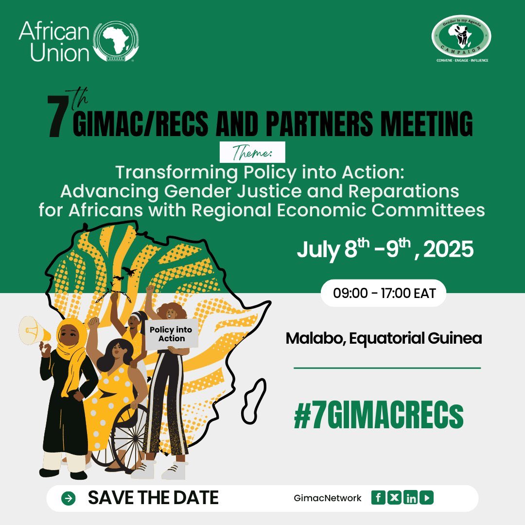 Jean Ngobi (@jeanngobi1) on Twitter photo Attending the #7GIMACRECs , on the panel of the <a href="/GimacNetwork/">GIMAC Network</a> Gender and Governance Cluster ,highlighted the Afro centric leadership models, and financing women led governance for African women and girls
# reparative processes should have a gender and feminist justice lens Attending the #7GIMACRECs , on the panel of the <a href="/GimacNetwork/">GIMAC Network</a> Gender and Governance Cluster ,highlighted the Afro centric leadership models, and financing women led governance for African women and girls
# reparative processes should have a gender and feminist justice lens