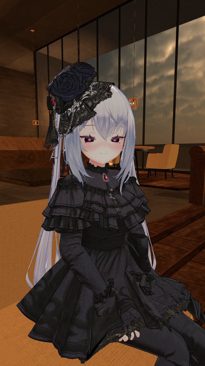 私のVRC初のアバター購入はサフィーちゃんにした！可愛い！！！
改変、わからないことだらけで大変だったよぉ…。

#VRChat
#うちのサフィーちゃん