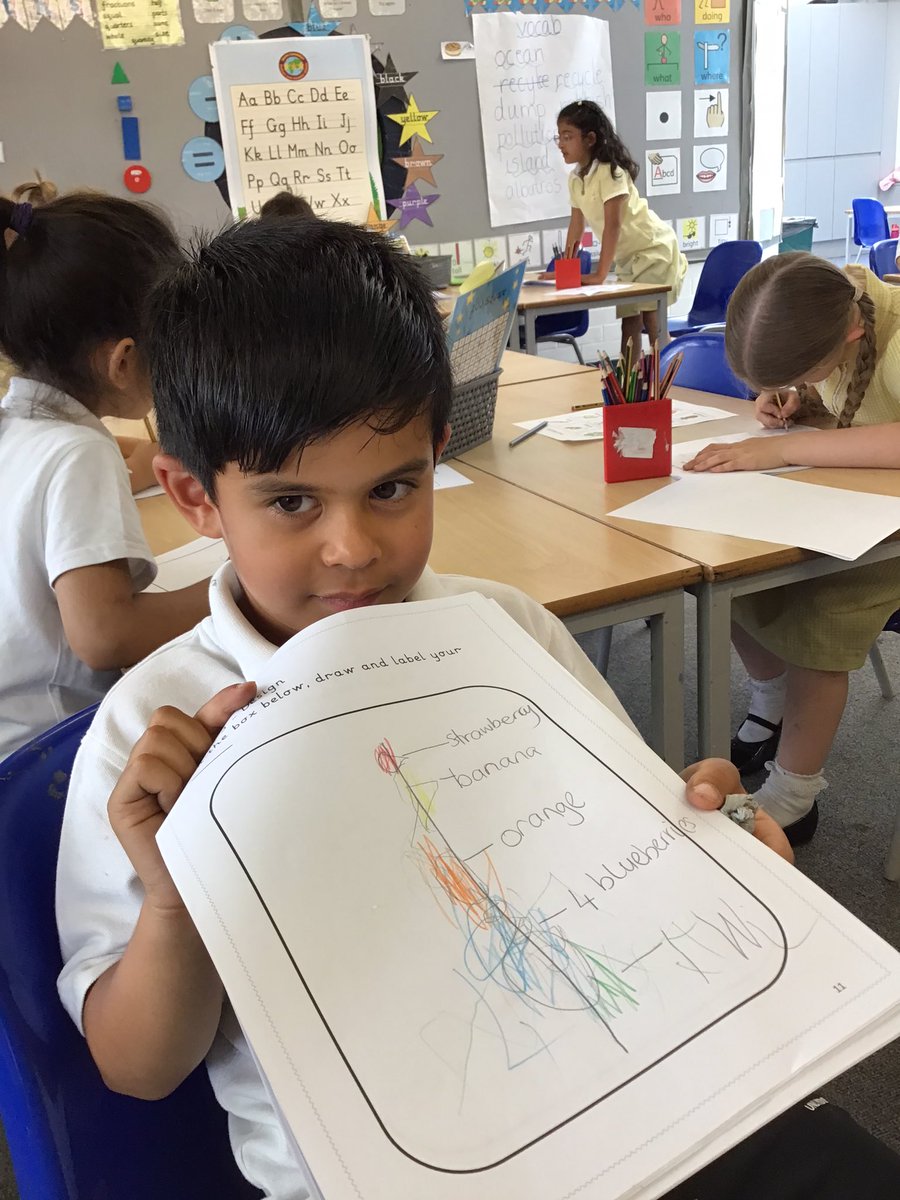 Today Year1@JeffersClass have been designing their fruit kebabs ready for tomorrow’s DT lesson. They are all looking very tasty #WeLoveSouthCamberley #DTWeek