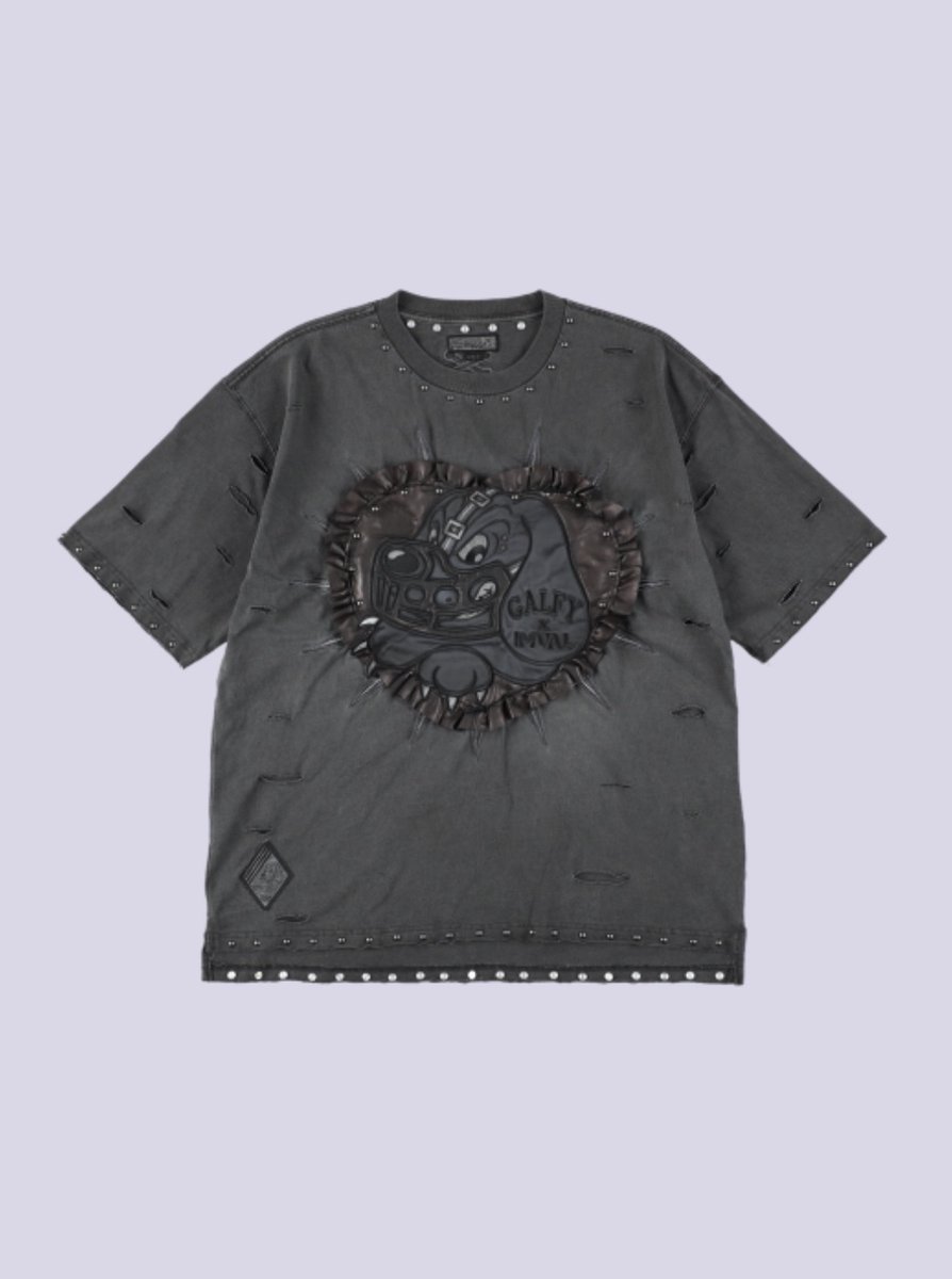 【本日限定】IMVAL×GALFY / Bondage Dog TEE ブラック Dog TEE / 【本日限定】IMVAL×GALFY ブラック Bondage